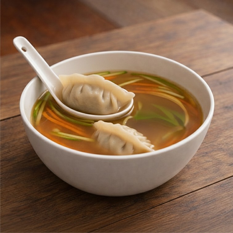 Chicken Mandu Soup