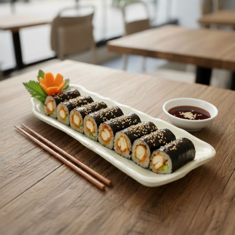 Egg Mini Gimbap Platter