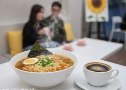 korean-street-cafes-ramen-bowl-with-hot-black-coffee-wang-house-korean-cafe